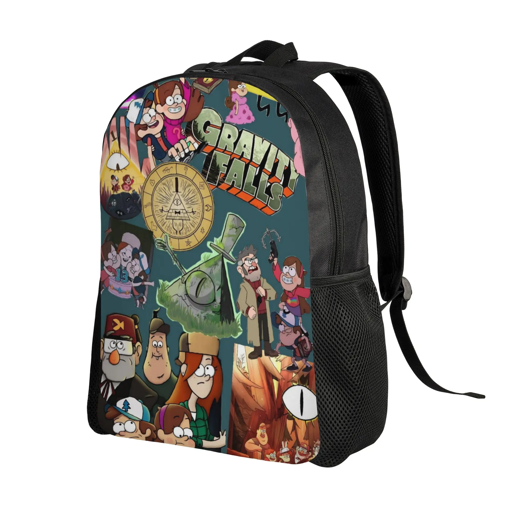 G-Gravity Falls Children Backpack for Kids Boys Girls  Backpacks Cartoon Preschool Child Bookbag
