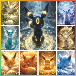 Eevee Pokemon Japanese Anime Diamond Painting Cross Stitch Kit 5D DIY Art Pattern Pictures Mosaic Embroidery Home Decor Gift Di