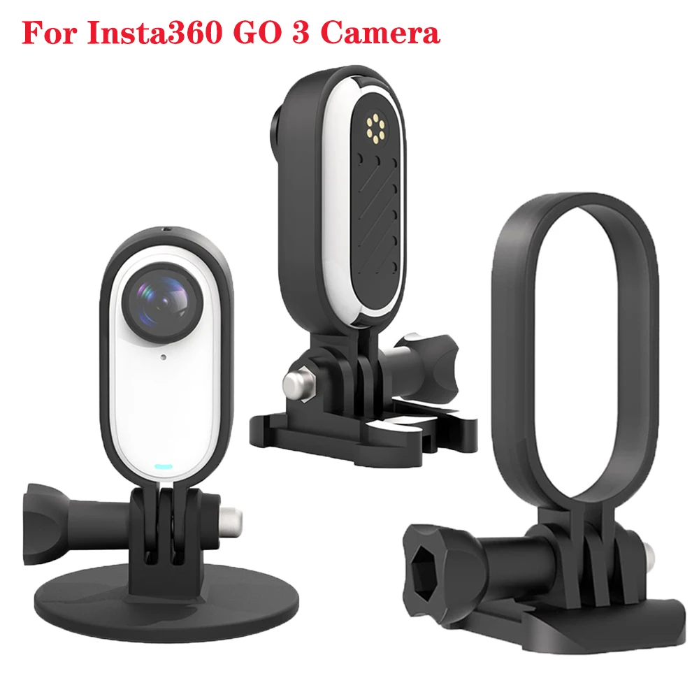 

For Insta360 Go 3 Protective Frame Mount Thread Adapter Adjustable Angle Bracket Stabilizer Camera Accessory Parts