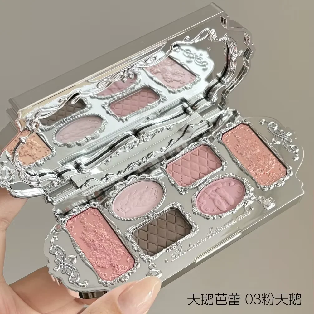 لوحة ظلال عيون من فلاور نوز سويت بير بلاك سوان حورية البحر غير لامعة لامعة الحرباء جمال ظلال العيون زهور تعرف مكياج العين #5