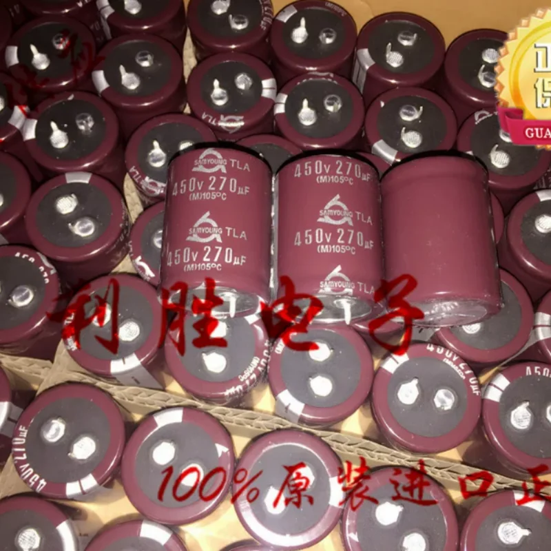 5pcs-30pcs-270uf-450v-capacitor-eletrolitico-coreano-sanying-450v270uf-30-40-tla-105-graus