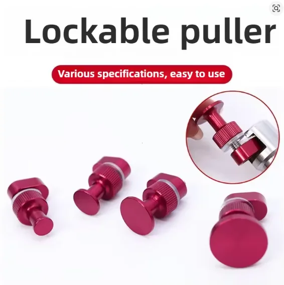 27-38CM Built-in spring Telescopic Small Pull Hammer Car Dent Repair Sliding Hammer Mini Anti-Skating Hail Pull Hammer Tool image 3