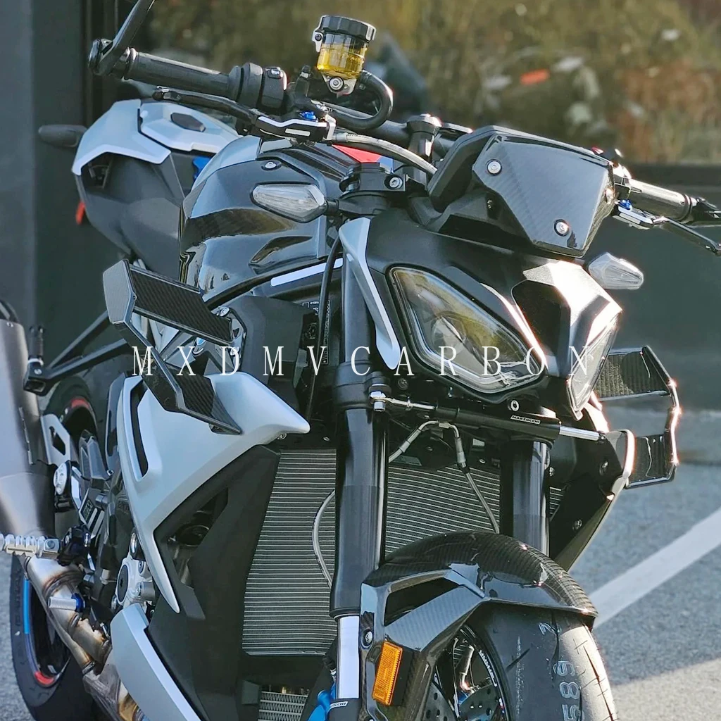 For BMW M1000R S1000R S1000-R M1000 R S1000 R 2026 2025 2024-2021 Motorcycle Parts 100% 3K Carbon Fiber Winglets Fairing Kits