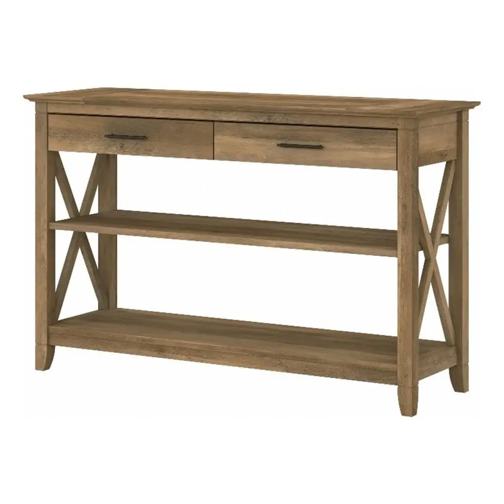 Reclaimed Reclaimed Pine Console Table with Drawers & Shelves, Living Room Media Storage Book Display, Customized - Aliexpress Deal