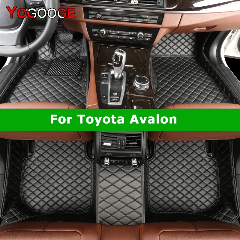 YOGOOGE Custom Car Floor Mats For Toyota Avalon Auto Carpets Foot Coche Accessorie