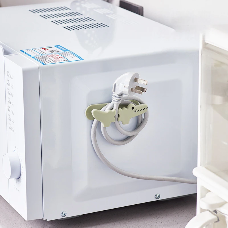 مقاطع إدارة الكابلات مقاطع الكابلات إدارة الحبل المكتبي قبضة التمساح لطيف إدارة الكبلات منظم الأسلاك المرنة للأريكة