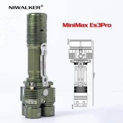 Niwalker ES3 Pro Mutli-Purpose Flashlight EDC Mini Torch Light Camping Flashlights