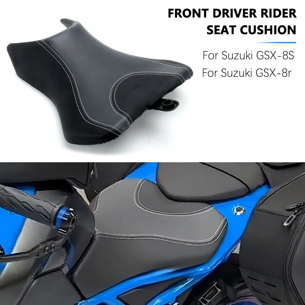 

Чехол на переднее сиденье пассажира мотоцикла для SUZUKI GSX-8S GSX8S GSX-8R GSX8R GSX 8S 8R 2023 2024, переднее сиденье, подушка