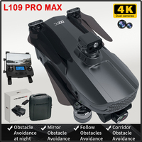 L109 PRO MAX GPS 5G WIFI FPV 360° Laser Obstacle Avoidance Drone 4K Professional 3-Axis HD Dual Camera Brushless Motor Dron