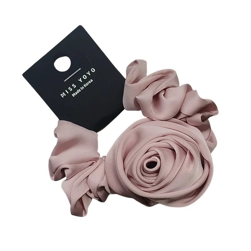 أغطية الرأس الكورية ذات التصميم المتخصص، عصابة رأس ذات إحساس راقي، مزاج بسيط على شكل زهرة الورد #6