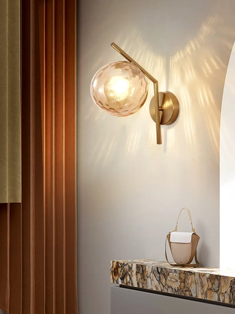 

Bedside Wall Lamp Living Room Bedroom Study Staircase Aisle LED Lamp Modern Simple Hotel Wall Lamp