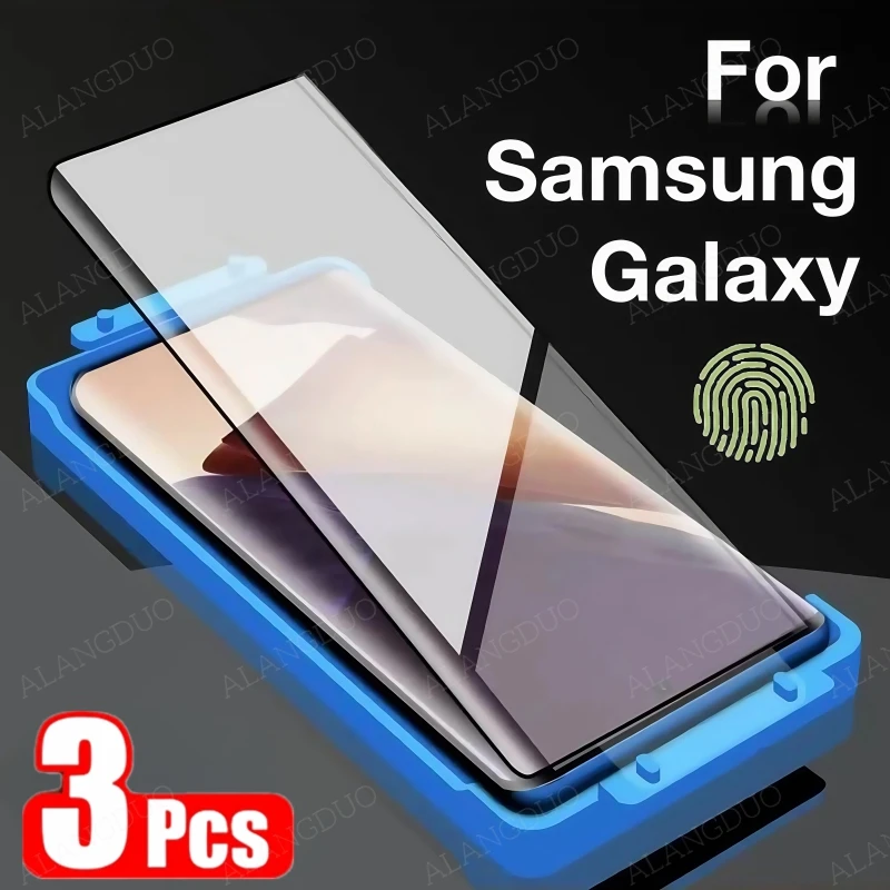 3PCS Ceramic Soft Film For Samsung Galaxy S25Ultra S25Plus S24 S23 Hydrogel Film Equipped With Locator Soft Film For S25ultra