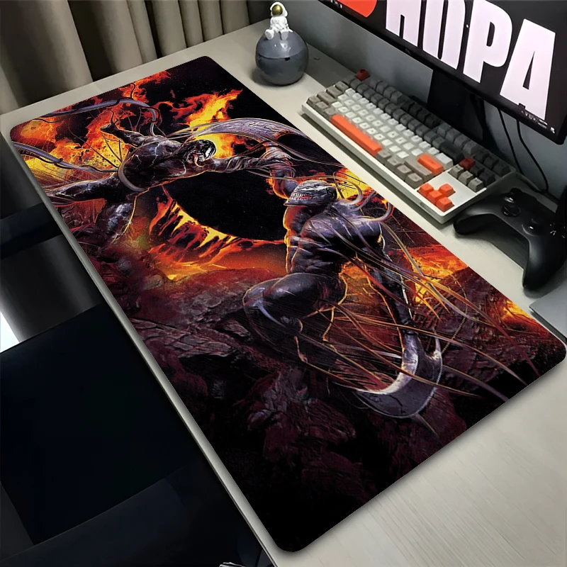 XXL Mouse Pad V-Venoms Gaming Accessories Gabinete Gamer Keyboard Desk Mat Non-Slip Laptop Notebook Office Mousepad Mouse Mats