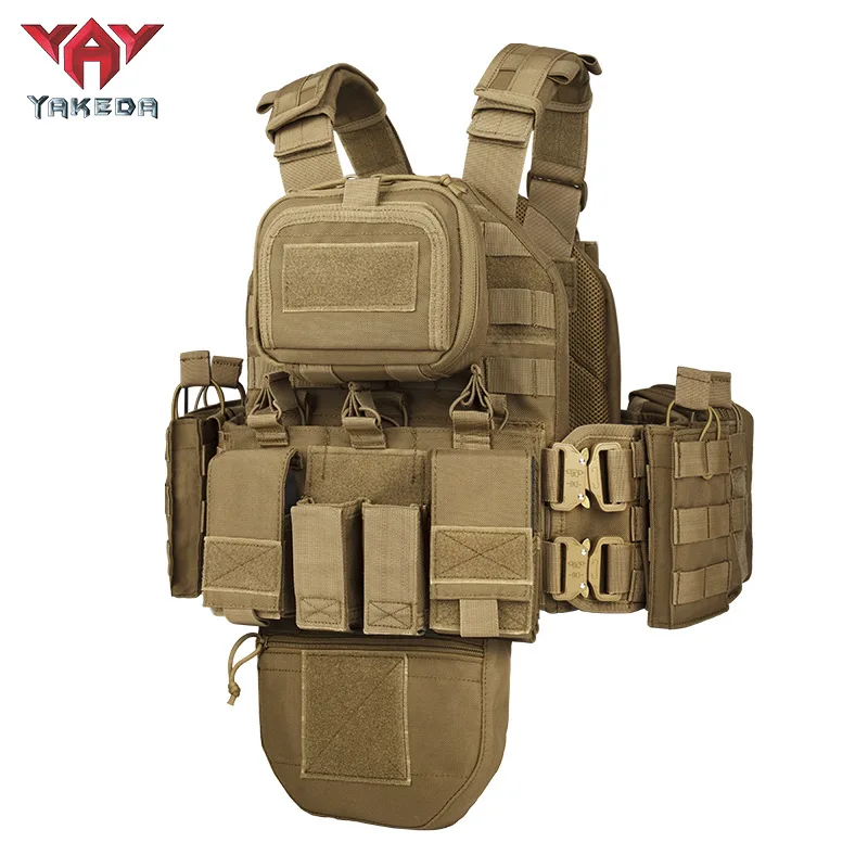 

YAKEDA-Multi-Functional Tactical Vest, Outdoor CS Expansion, Combat Waistcoat, CS Field Equipment