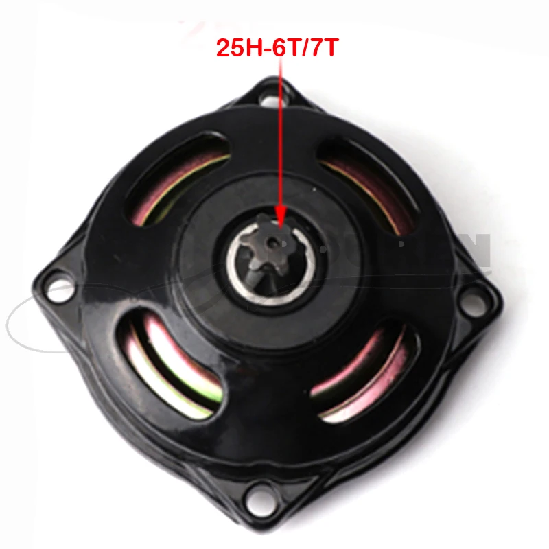 

6 Teeth/7Teeth 25H 47CC 49CC Clutch Bell /Drum Housing Gear Box Fit To Mini Moto Pocket Bike Quad ATV