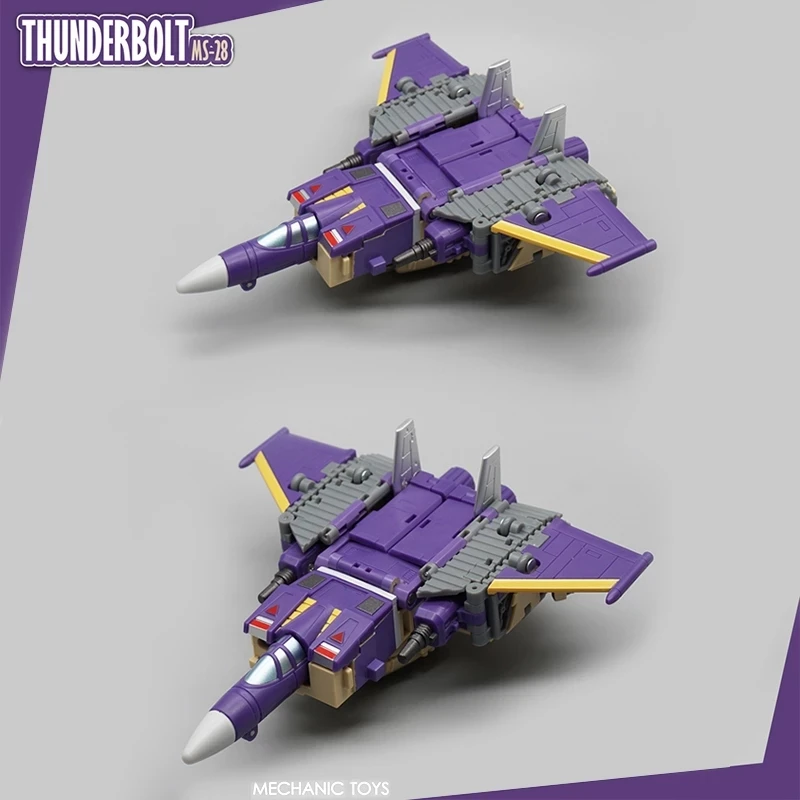 MFT MS28 MS-28 Blitzwing Thunderbolt Transformatie Mini Pocket Action Figure Robot Model Collectie Vervormd Speelgoed Gift