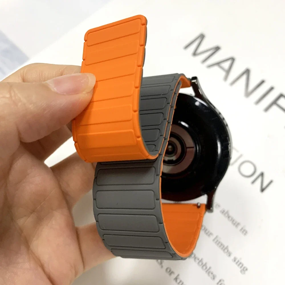 Sport Silicone Strap 22mm For Suunto Vertical 2/RACE 2 S/Ocean/Run Magnetic Loop Band For Suunto 5 9 Peak Pro Watchband Bracelet
