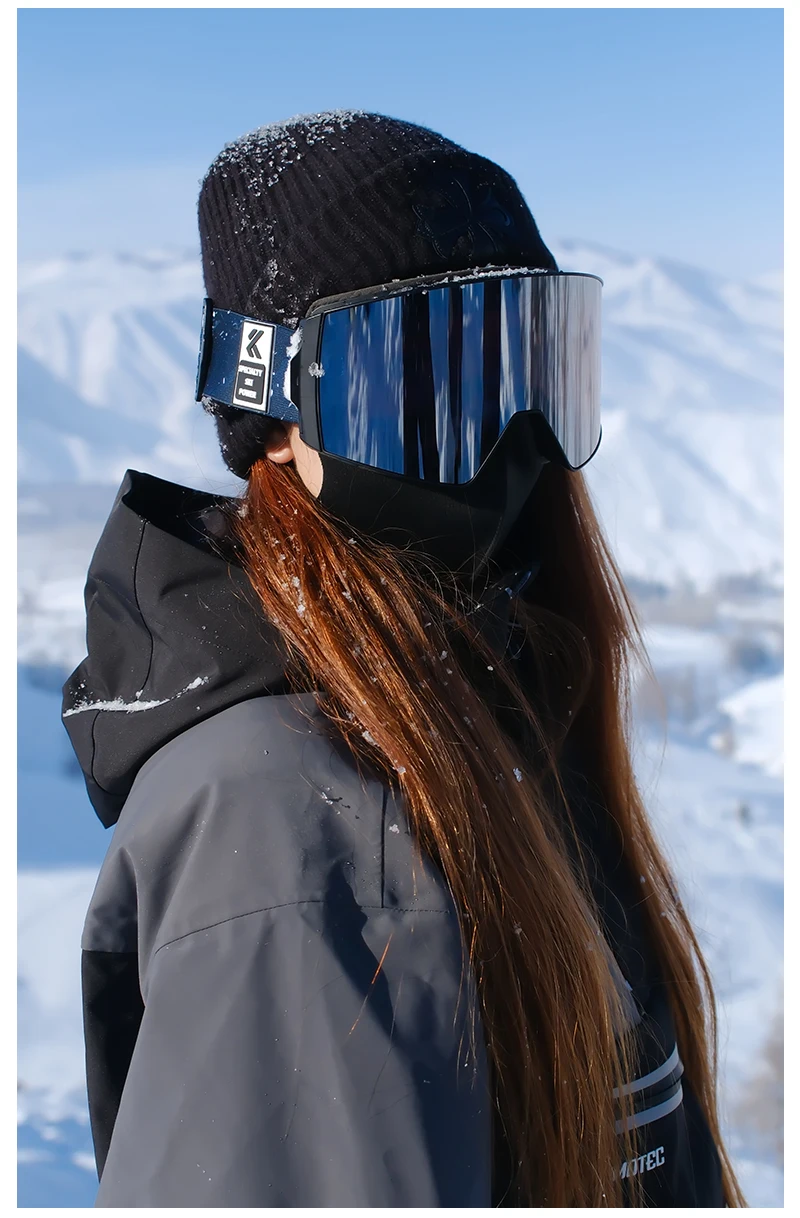 KAPVOE Antibeschlag-Skibrille, Skaten, Snowboard-Zubehör, Schneemobil, UV400, photochrome Outdoor-Wintersport, Fahrradbrille – Detail 21