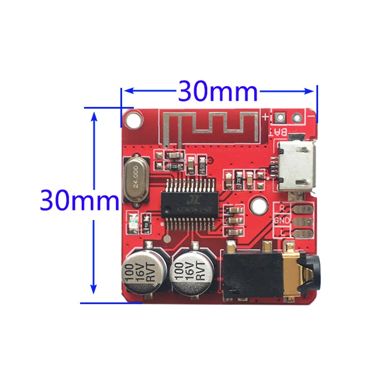 TYPE-C DIY Wireless Bluetooth Audio Receiver BT 5.1 MP3 WAV Decoding Board Speaker Amplifier Moudle For A2DP/AVCTP/AVDTP AVRCP/H view 5