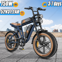 Hillmiles MileZoom 1 City Ebike Powerful 750W Motor 52V31.2Ah Battery Electric Bicycle Max Speed 45Km/h AllTerrain Electric bike