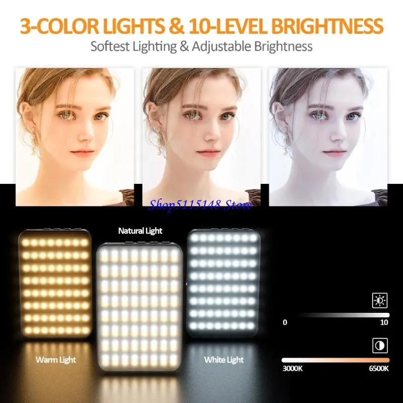 Đèn pin từ tính thuận tiện F3MA với nhiệt độ màu có thể điều chỉnh và bóng đèn LED ấm nhựa cho ảnh & các cuộc họp