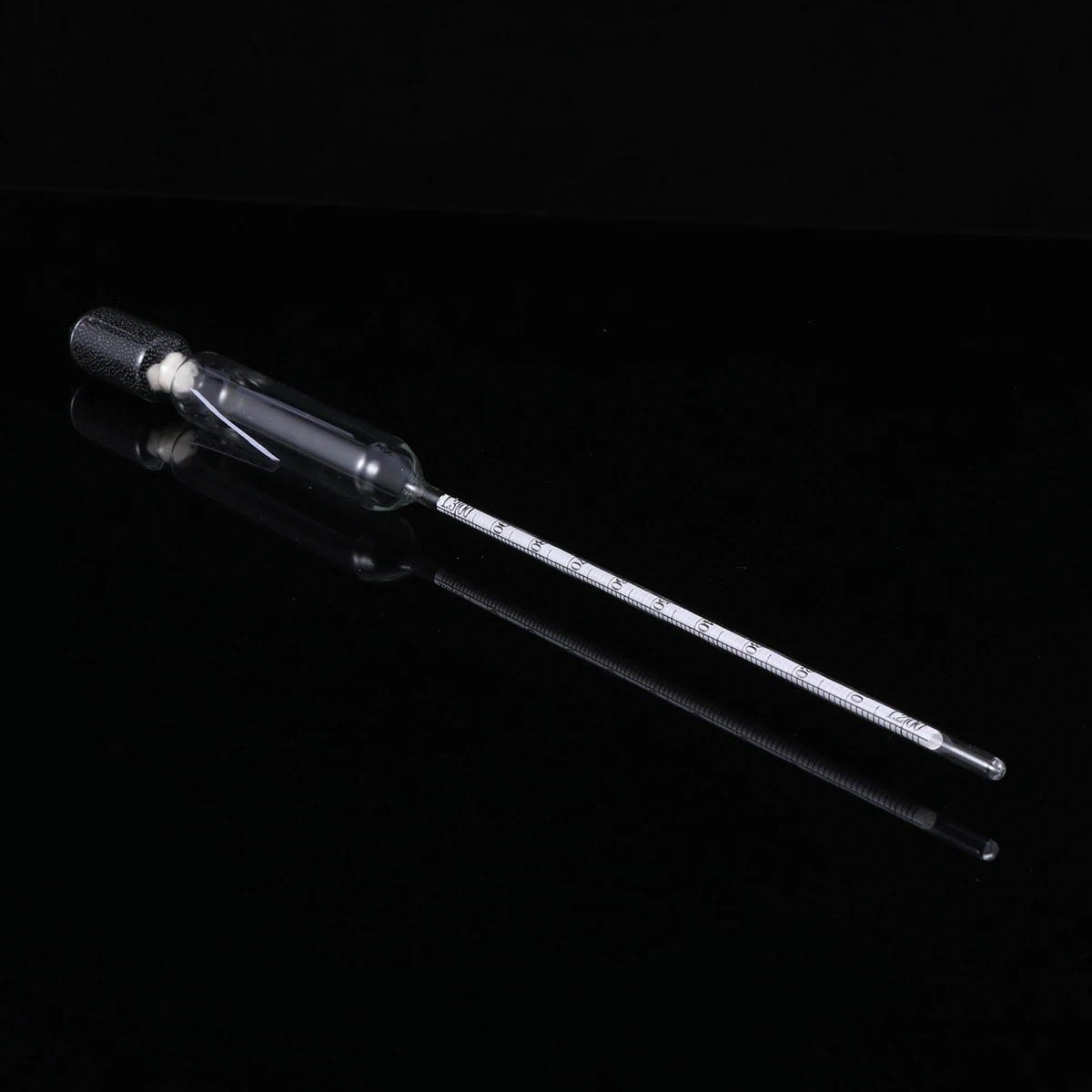 2Pcs Glass Hydrometer Floating Densitometer Accurate Aquarium Salinity Temperature Meter for Fish Tank Testing Measurement