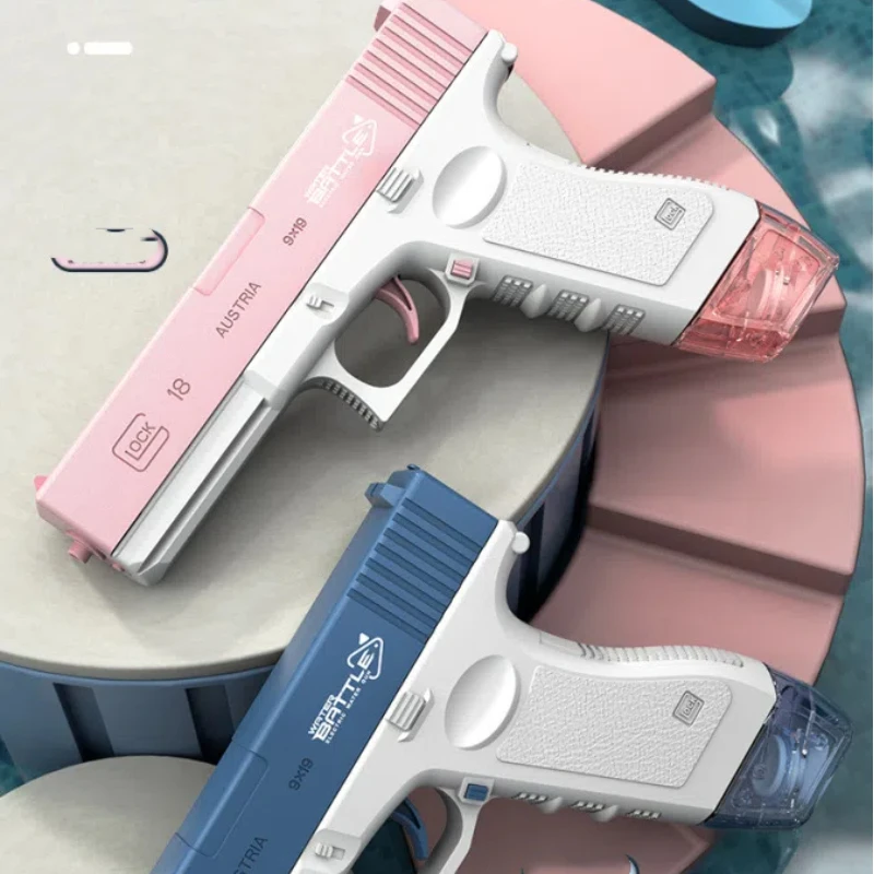 Kids Water Gun Toy High Pressure Water Gun Outdoor Pool Garden Fight Games Automatic Absorb Water Watergun Toys