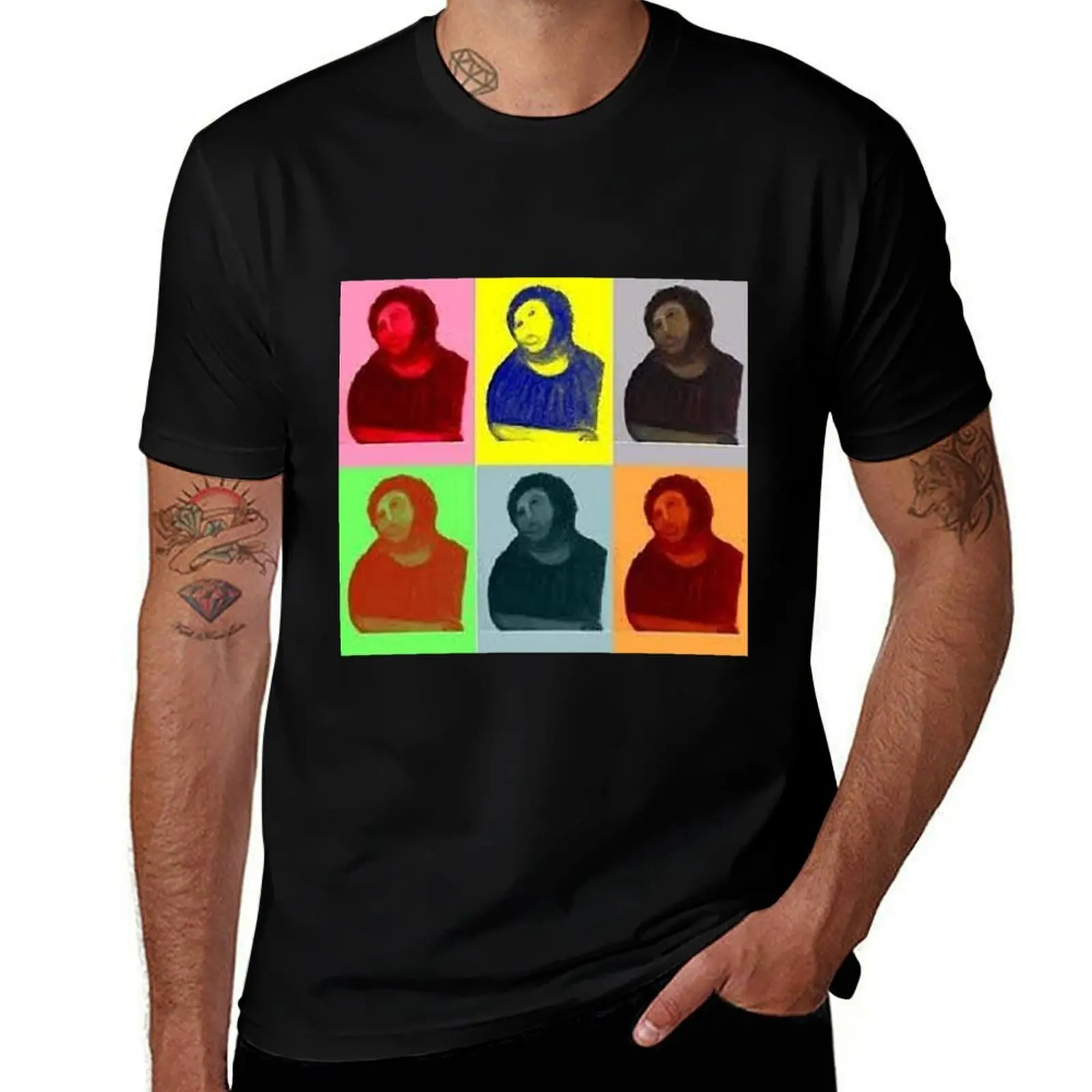 

Ecce Homo Warhol Pop Art Style T-Shirt anime t shirts for man t shirts for man cotton funny T-Shirt