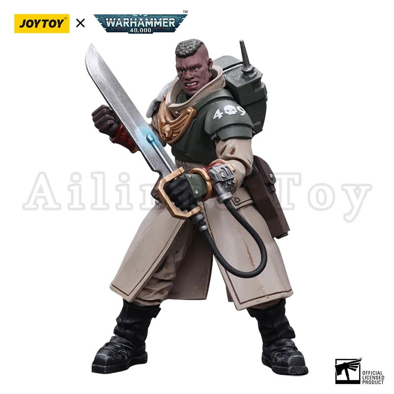 JOYTOY 1/18 figurka 40K Cadian Command Squad Anime model wojskowy zabawka