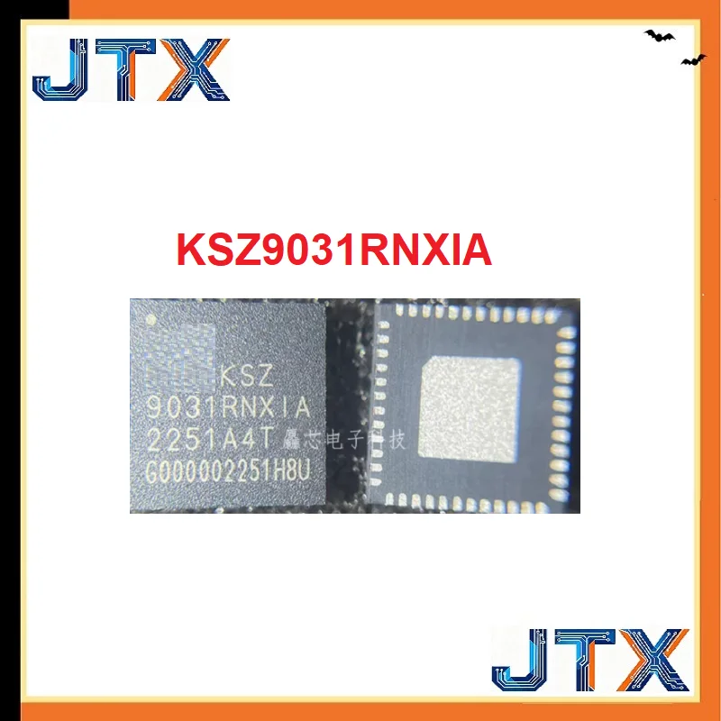 

5 шт./лот, чип приемопередатчика Ethernet KSZ9031RNXIA KSZ9031 QFN-48