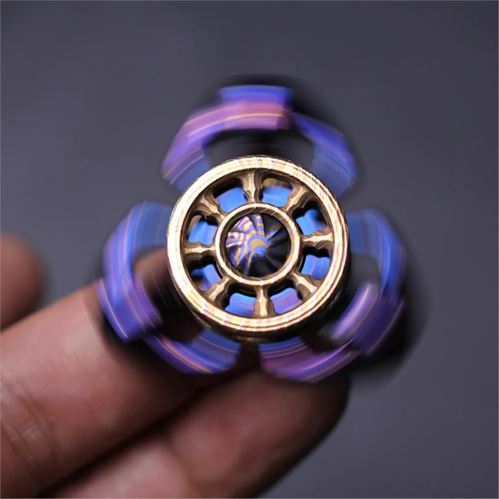 CHIMAGO EDC Demon Subduing Fidget Spinner Stress Relief Toy Fidget Toys For Adults Three-Bladed Fidget Spinner