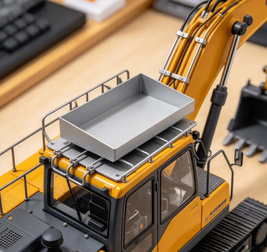 RC 1/14 Metal Canvas Frame for Tamiya Hydraulic Excavator Loader Dump Truck for SCANIA MAN VOLVO Trailer Tipper DIY Parts