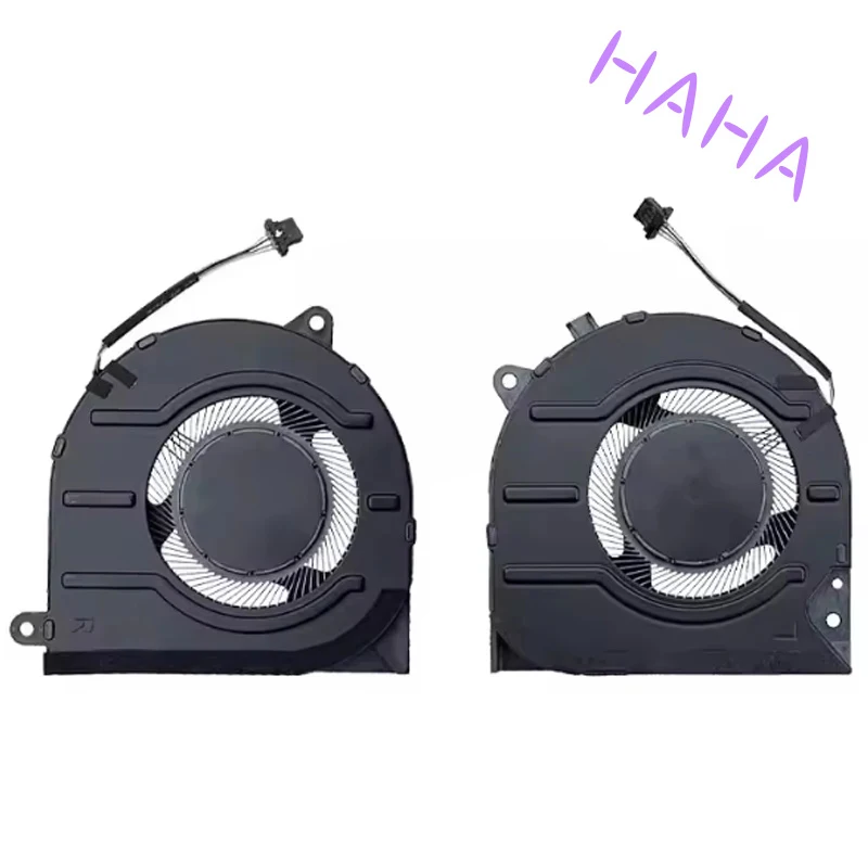 H+New Original Laptop Cooler CPU GPU Cooling Fan For Dell Inspiron 14 Plus 7430 0HV9W8 0D8MWV
