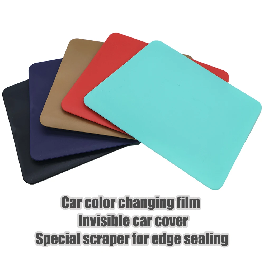 AUTOBRIGHT 5Color Hard  Soft Trapezoidal PPF Squeegee  Professional Car Film Edge Smoothing/Trimming Corner Application Tool