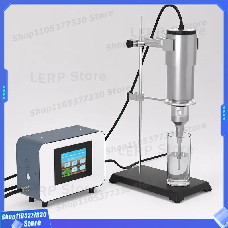 20KHz Lab Ultrasonic Emulsifier Processor Extractor Titanium Alloy Rod Sonicator Vibration Bar Sonic Homogenizer Mixer