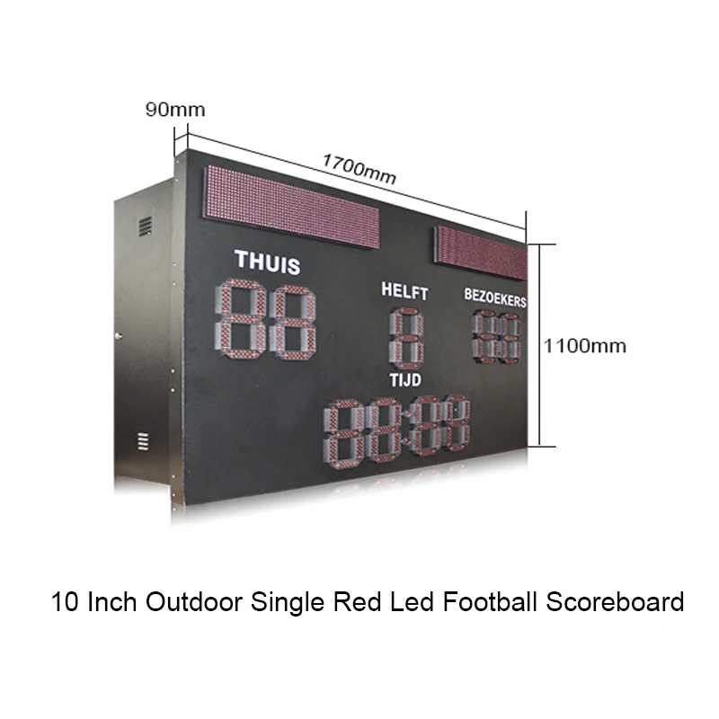 10inch Outdoor LED Soccer Scoreboard P10 Display LED Football Scoreboard Led Digit Sport Scoreboard