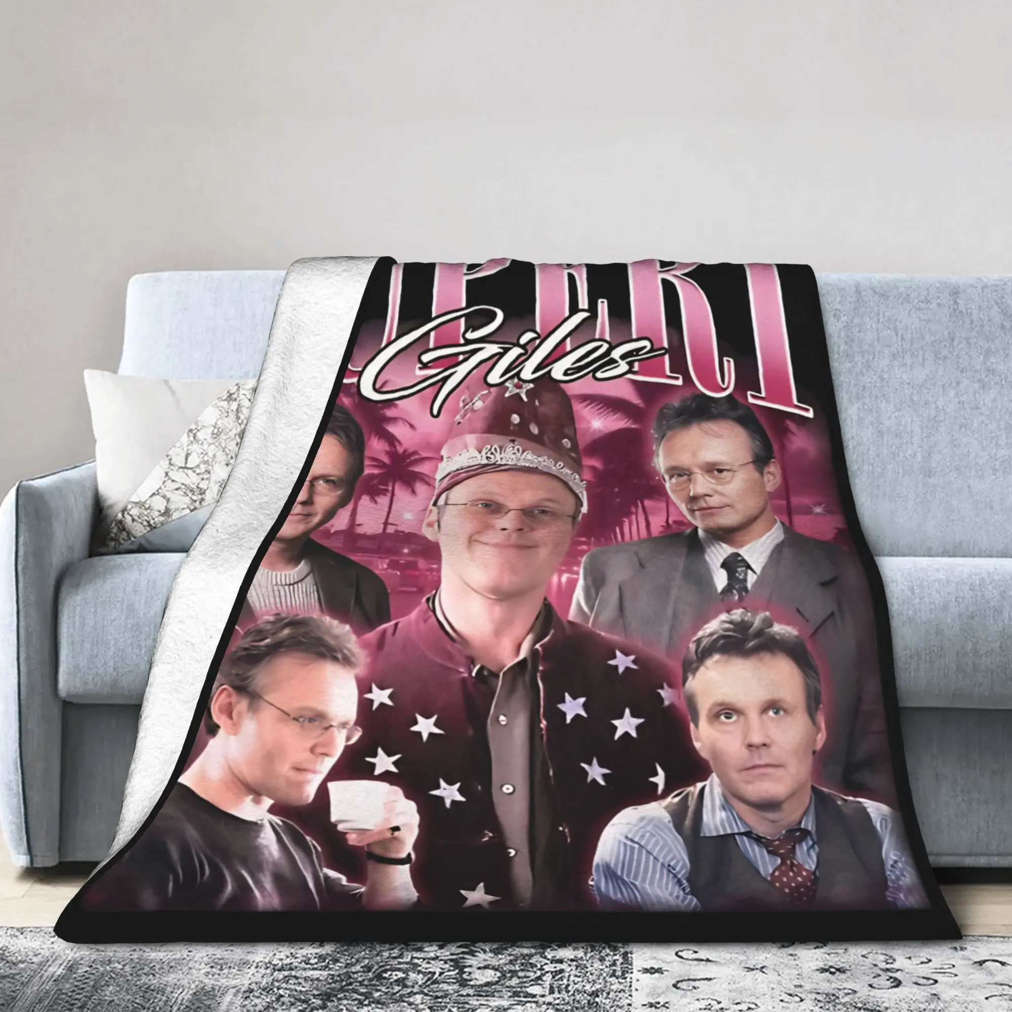 Rupert Giles Buffy the Vampire Slayer Blankets  Flannel Throw Blankets Summer Air Conditioning Printed Lightweight Bedspread