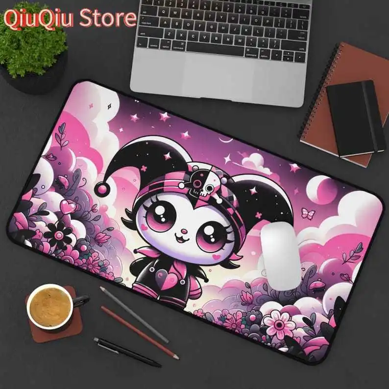 Kuromi Schreibtischunterlage, süßer Anime Manga, Mauspad, Schreibtischunterlage, Computermatte, Gaming-Matte,