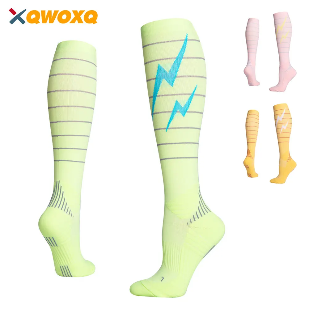 1Pair Compression Socks 20-30 Mmhg Medical Nursing Stockings for Flight Travel Maternity Pregnancy Edema Diabetes Varicose Veins