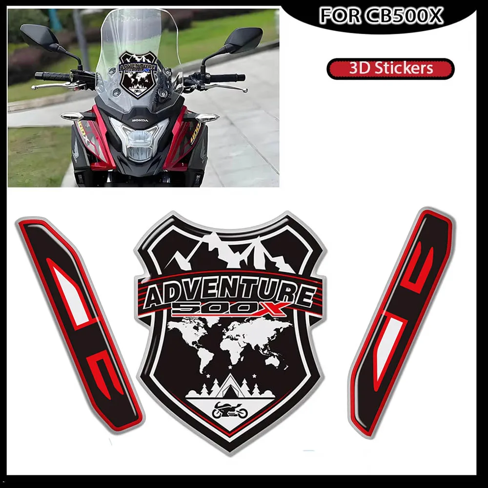 

Motorcycle For Honda CB500X CB 500X Body Tank Pad Protective Fuel Fairing Fender Windshield Protector 3D Stickers