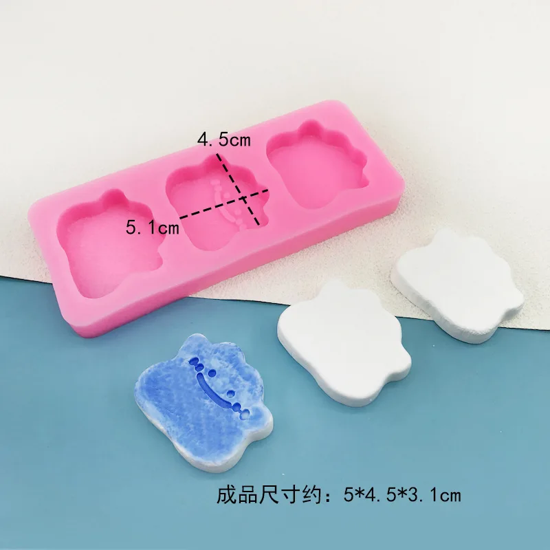 Pokemon Ditto Molds Cartoon Silicone Mold DIY Cake Baking Decoration Chocolate Fudge Pudding Mould Kitchen Baking Cooking Tools