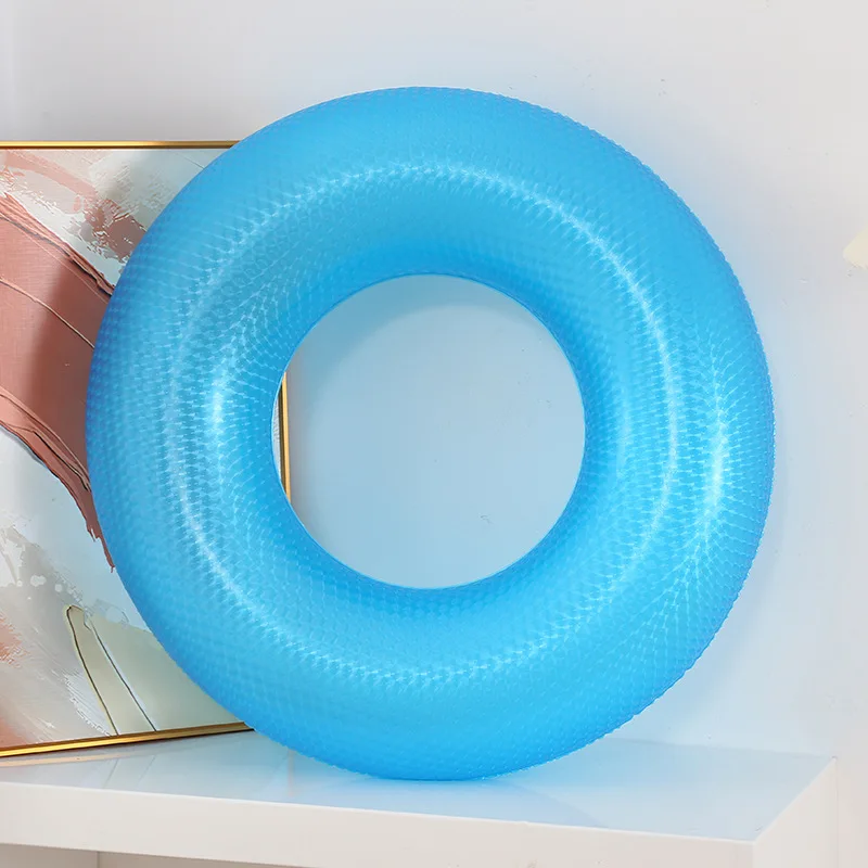 

Wholesale Stylish Eco-Friendly Vibrant Pearl Colors Thickened Adult Size Inflatable Pool Float Rings Vibrant Swimming Rings