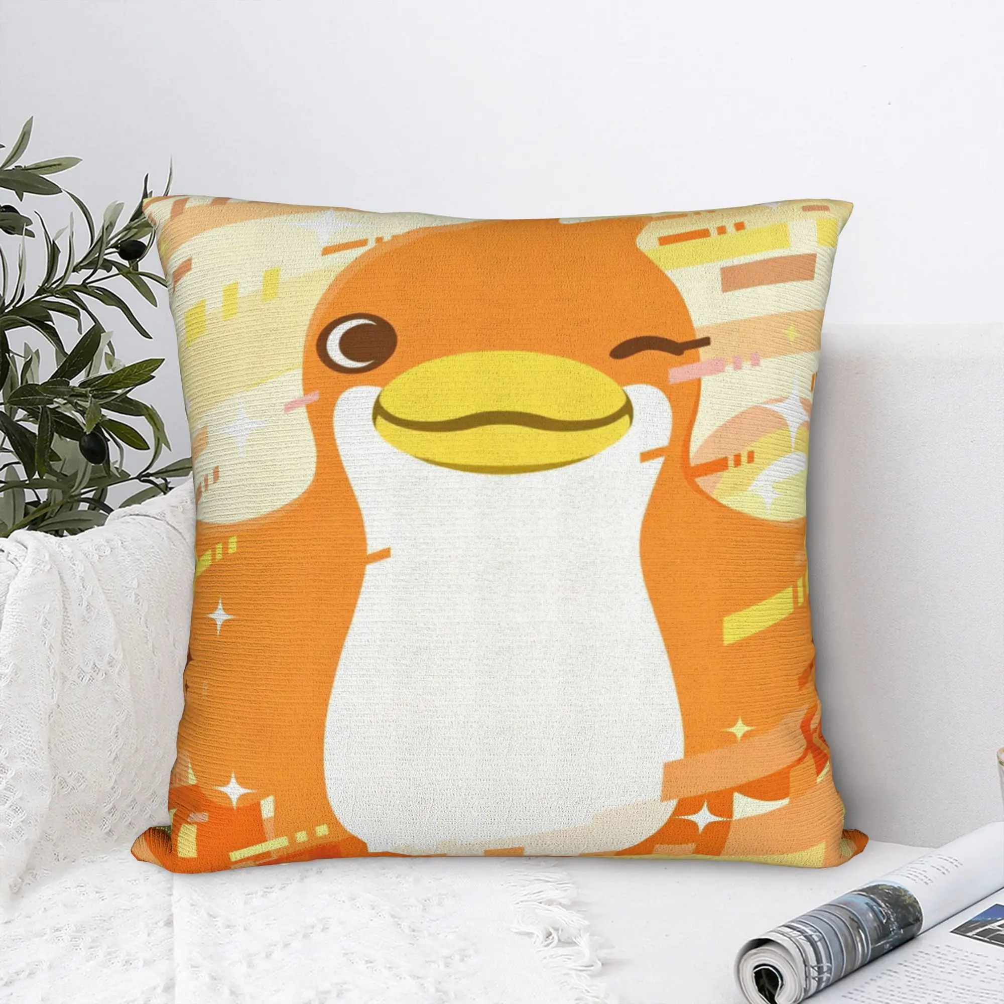 Chibi Monster Raids Again Pillowcase Polyester Cushion Cover Gift Anime Throw Pillow Case Cover Home Zippered 40X40cm