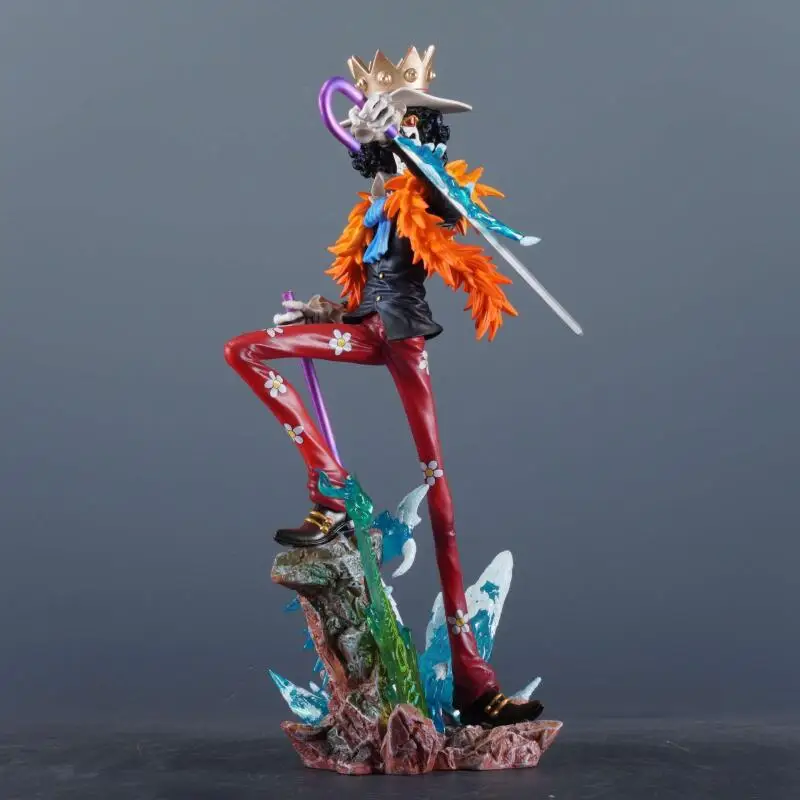 33Cm One Piece Brook Pvc Material Replica Edition Figure Model Decoration Desktop Ornaments Commemorative Collectibles Gift