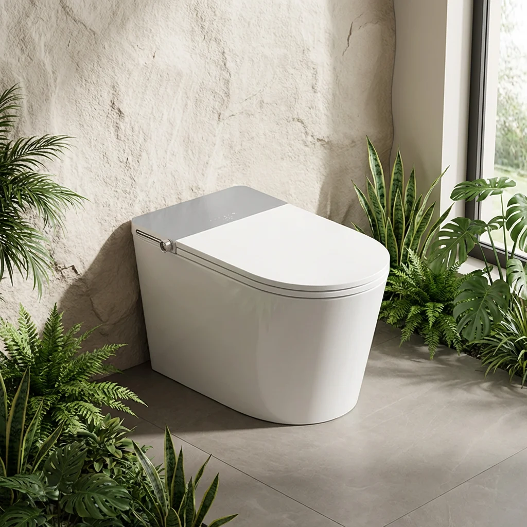 

S036 Smart Japanese-Style Elongated Bidet Toilet Heated Seat Automatic Flush APP Control Auto Open/Close Built-In Bathroom