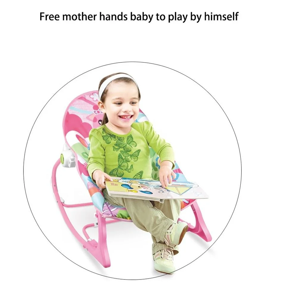 KSF Cheap Price Baby Musical Rocking Chair Infant To Toddler Rocker Baby Toy Bouncer Kids Swing Chairs Girls Children Toys