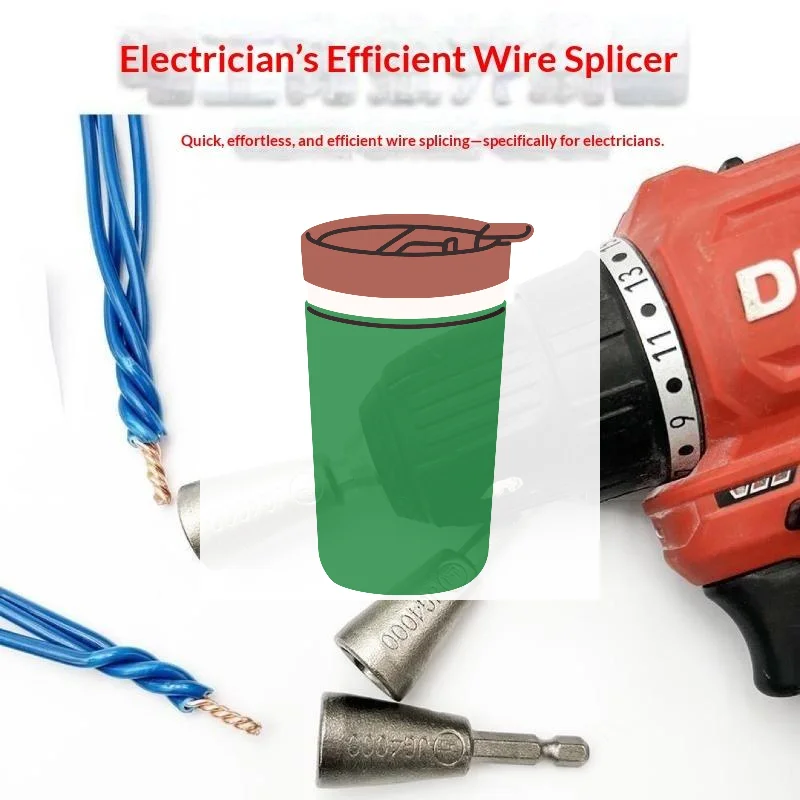 1/2Pcs Fast Wire Twisting Tools Labor Saving Electrician Twister Artifact for Power Drill Residential Electrical Repair