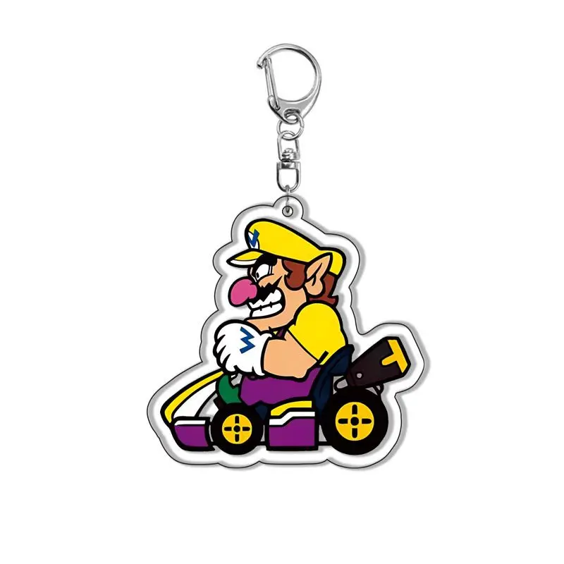 Game Marios Bowser Cosplay Acrylic Key Chain Keychain Pendant Prop Accessories Gift