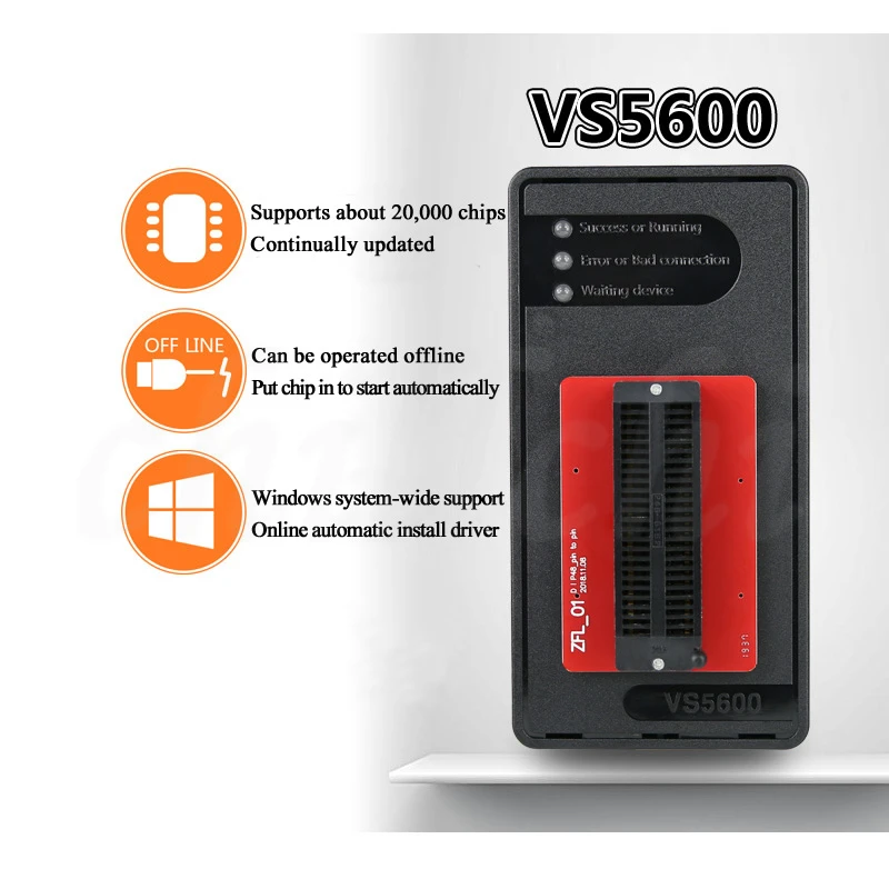VS5600 Universal Programmer Read And Write Flash Single-chip BIOS Chip Burner 48 Feet Offline Burner
