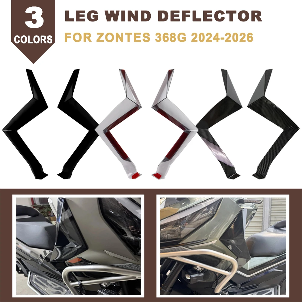 

Motorcycle Legs Wind Wing Shield Air Deflectors Side Fairing Windshield Protector For ZONTES 368G 368 G 368-G 2024 2025 2026